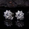 Flower Design Stud Earrings