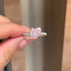 Heart Cut Fancy Pink Engagement Ring