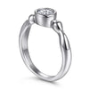 Simple Bezel Setting Solitaire Ring