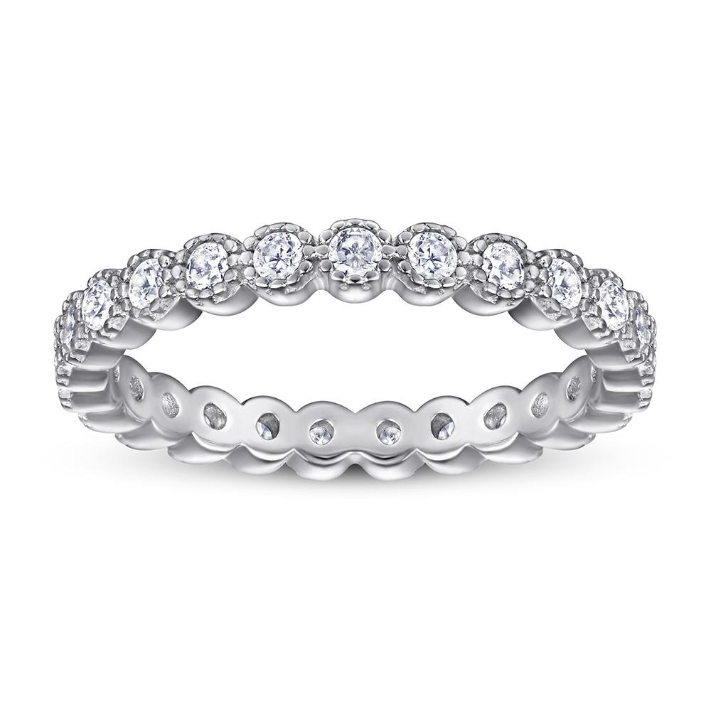 Eternity Sterling Silver Wedding Band