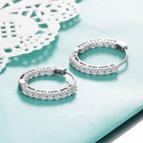 Classic Sterling Silver Hoop Earrings