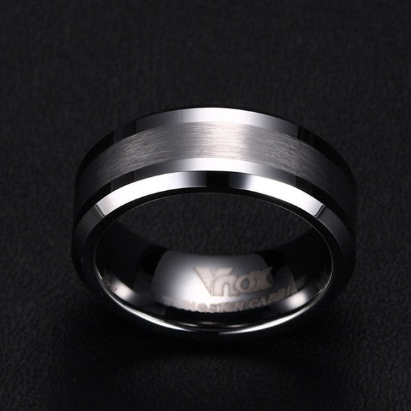 Classic Silver Wedding Band For Men